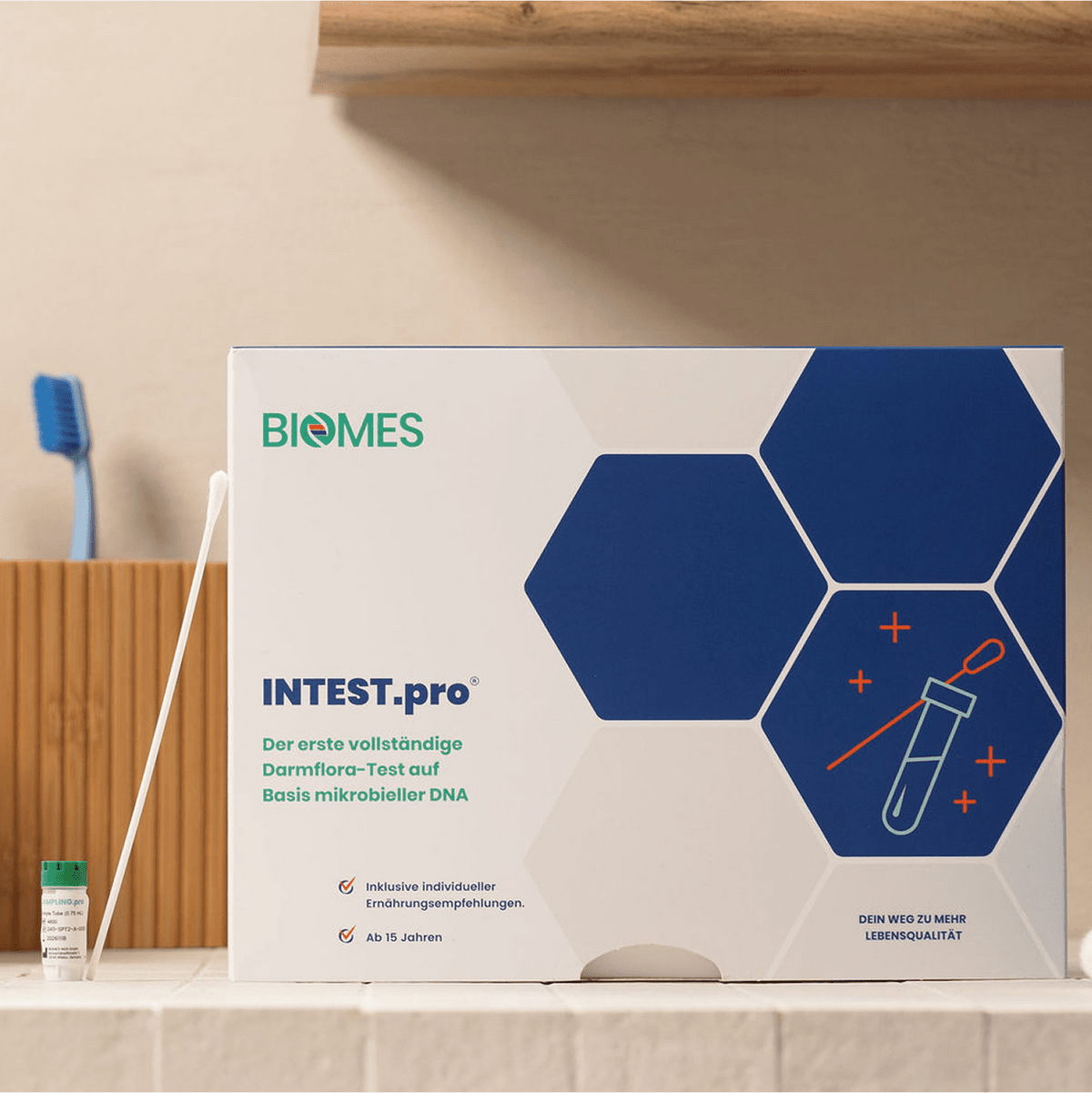 INTEST.pro Darmflora-Test nach Antibiotika – Testkit von BIOMES